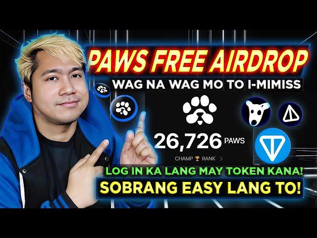 PAWS FREE AIRDROP sa Telegram same like DOGS!? | NEVER EVER MISS THIS!