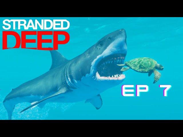 The Base Building Begins! | Let's Build a Mansion in this Amazing Survival Game!| Stranded Deep |Ep7