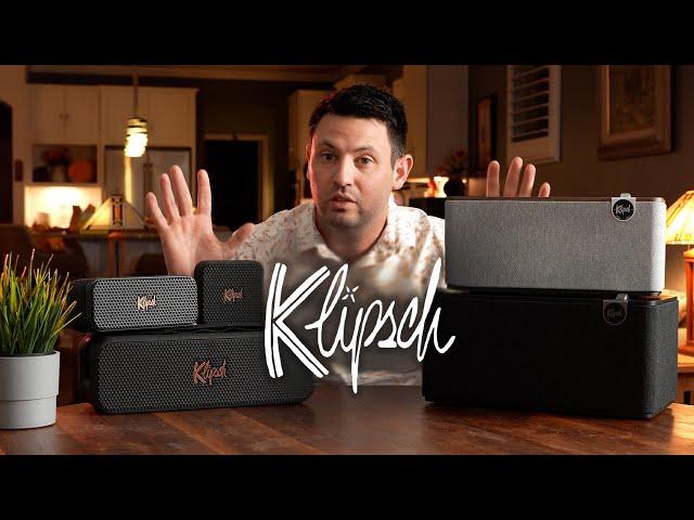 I take a look at Klipsch's latest Bluetooth Speaker Lineup!