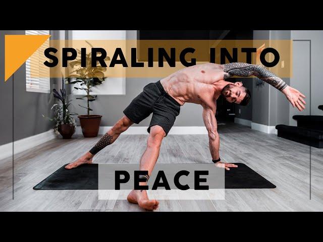 Spiraling Into Peace 20 Minute Vinyasa Yoga Practice