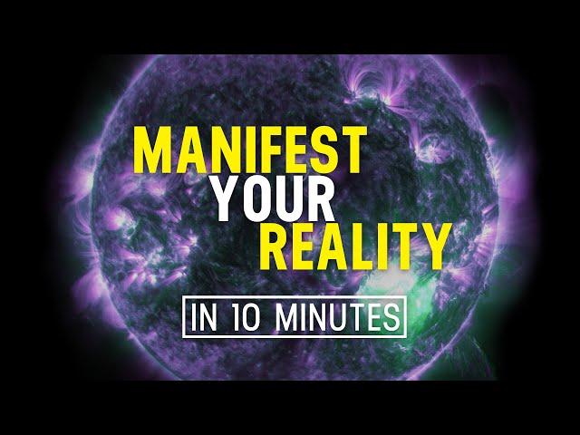10 Minute Manifestation Meditation | Theta 5.5Hz Isochronic Tones | Powerful Visualisation