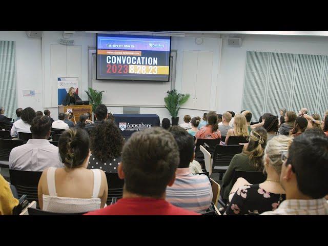 Convocation 2023, Annenberg School for Communication UPenn