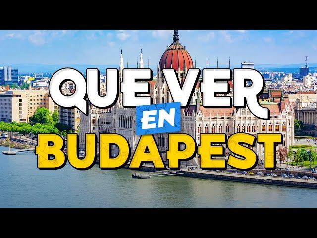 ️ TOP 10 Que Ver en Budapest ️ Guía Turística Que Hacer en Budapest