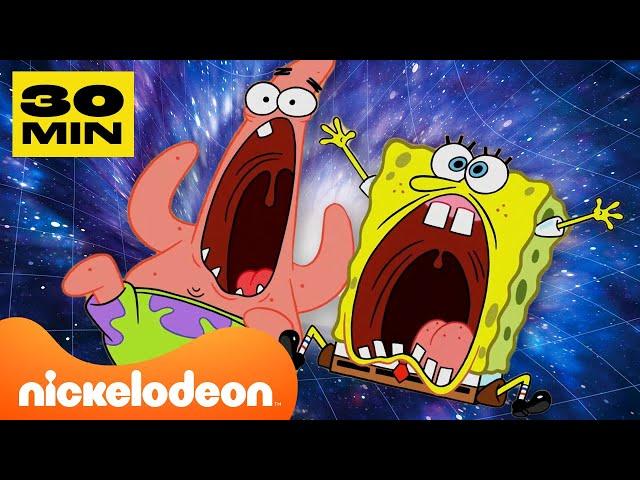 Bob l'éponge | 30 minutes de Bob l'éponge dans l'ESPACE  | Nickelodeon France