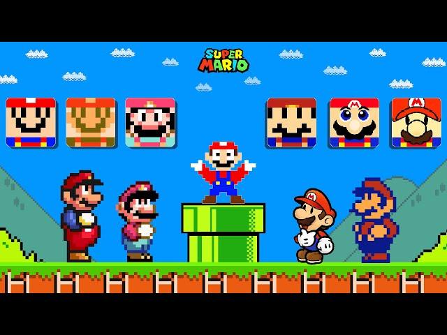 Super Mario Bros. But All Iconic Mario Characters Are Custom Item Blocks!