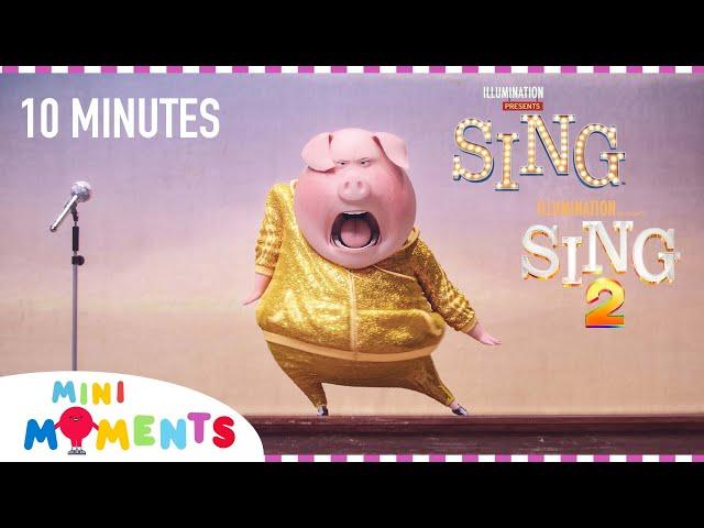 Best Of Gunter | 10 Minute Compilation | Sing & Sing 2 | Movie Moments | Mini Moments