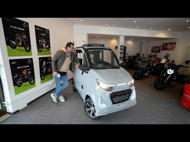 325kg Auto für WOHNMOBIL HECKGARAGE Microcar Futura Electron Li Kabinenroller 45km:h