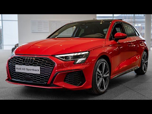 2023 Audi A3 Sportback S line 35 TDI (150hp) - Interior and Exterior Details (POV-Review)