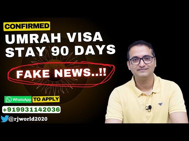 Umrah visa stay period doubt cleared by Ministry of Hajj & Umrah | Umrah Visa validity & stay period