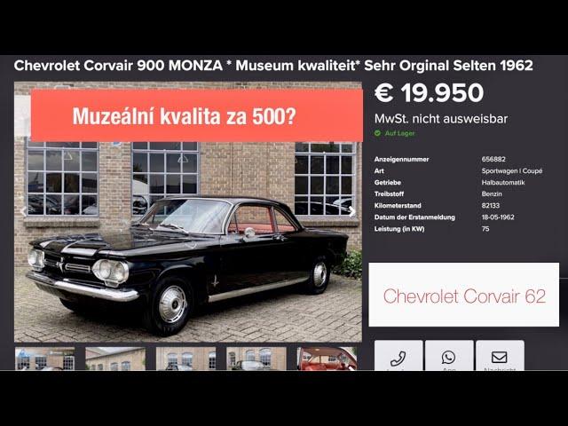 Chevrolet Corvair 62 | Muzeální kvalita za 500? 