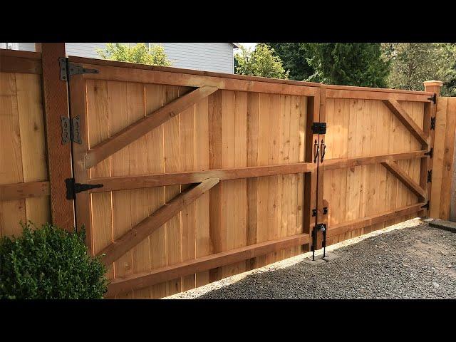 Putting Up A Large New Gate