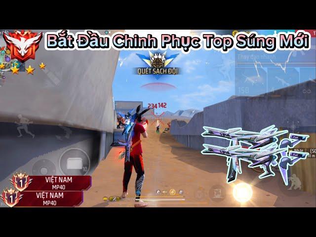 [Free Fire] Leo Top Súng Bằng “Mp40 Tia Chớp Lv8” Gánh Team Thế Giới Toàn Full Đỏ !