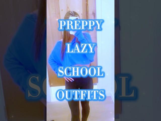 comfy but cute school outfits|| lazy edition!! #preppy #school #outfits #dresscode #bensonboone #fyp