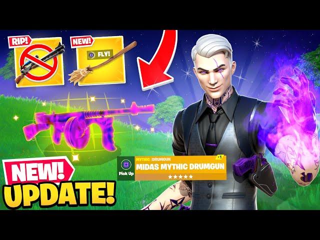 *NEW* FORTNITEMARES UPDATE is EPIC in Fortnite! (Midas, Mythics + MORE)