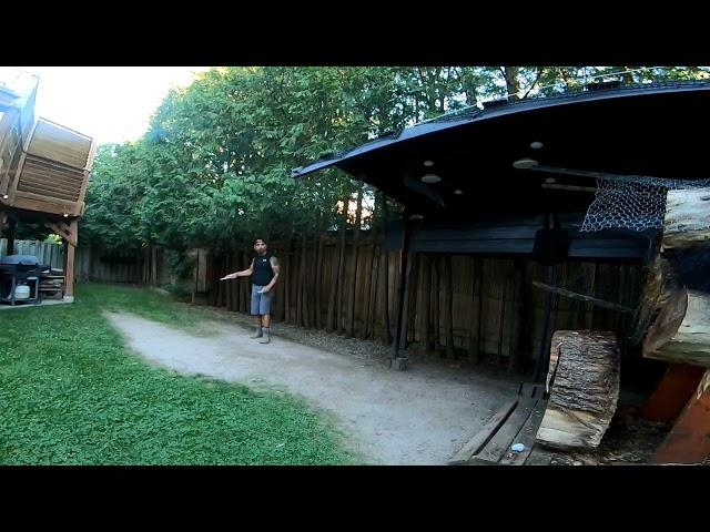 No spin knife throwing. Instinctive knife throwing. Various grips and angles.