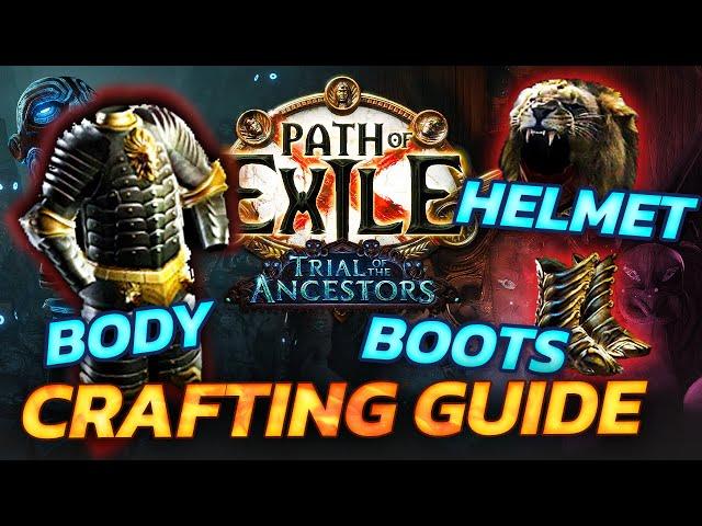 Intermediate IN-DEPTH Gear Crafting Guide - Body Armour, Boots, Helmet