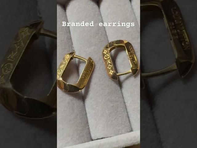 Branded earrings #golds #highendjewelry #investment #jewelry #earrings