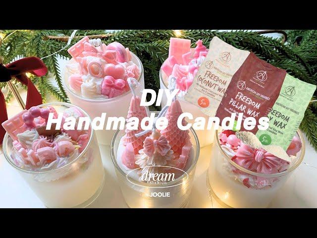 DIY dessert candle | How to make candles at home | handmade freedom coconut soy wax wood wick gifts