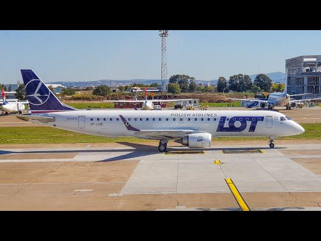 FULL FLIGHT | FANTASTIC LIGHT | Belgrade to Warsaw | LOT Polish Airlines Embraer E190AR