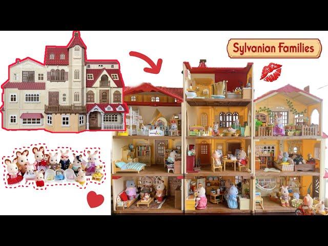 Red Roof House Series - Complete Bundle : Set up & Tour ️ [Sylvanian Families]