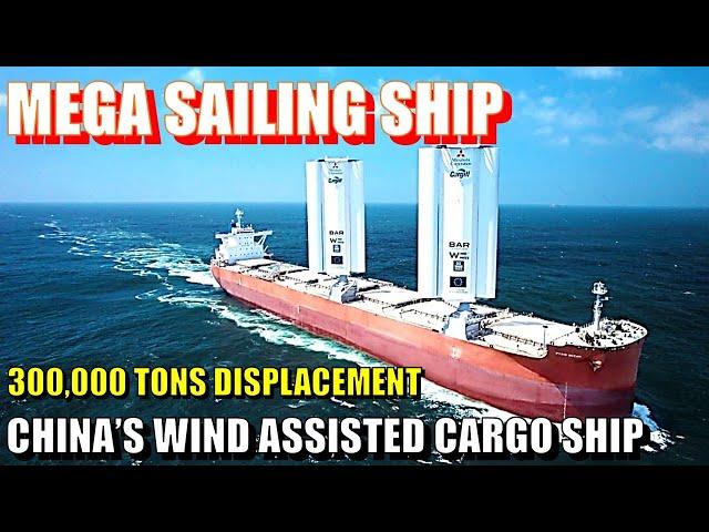 China's First Giant Wind Assisted Cargo Ship: Reducing Fuel Usage and Emissions