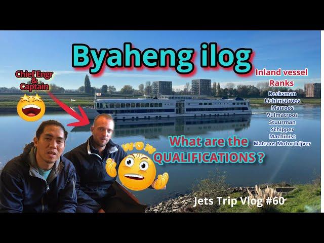 Inland Vessel Ranks • FUNCTIONS? • QUALIFICATIONS? VLOG 60 #inlandship #Inlandvesselranks #JetsTrip