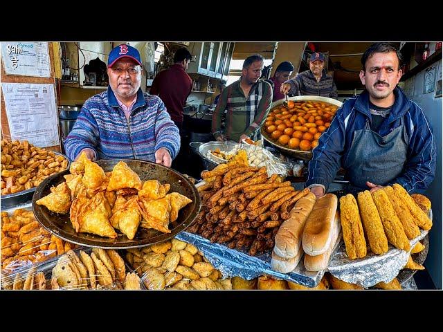 Shimla ka Pahadi Dhaba Street Food India | Himachali धाम | Tourist Thali