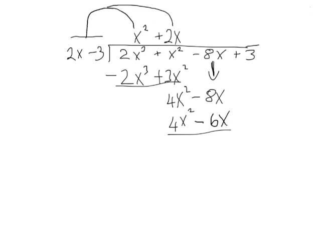 Junior Cert Maths Paper 1 -Algebraic Long Division