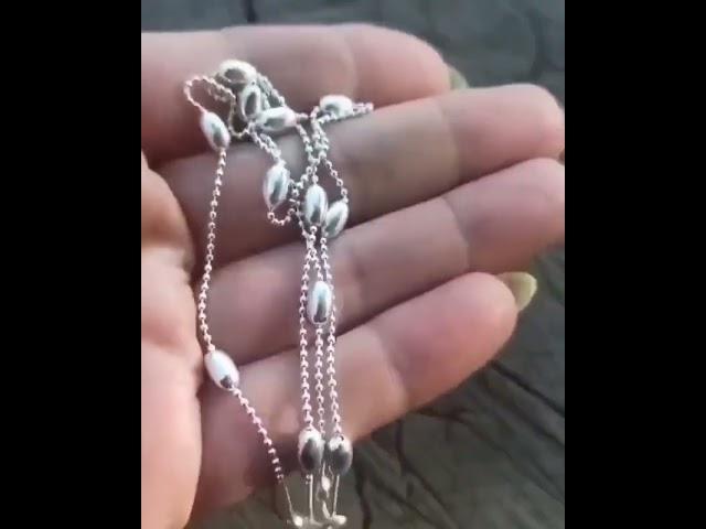 Цепь с рисинками 2700р 55см #цепьсеребро #серебрянаяцепь