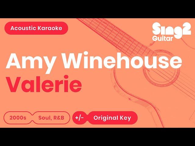 Amy Winehouse - Valerie (Acoustic Karaoke)
