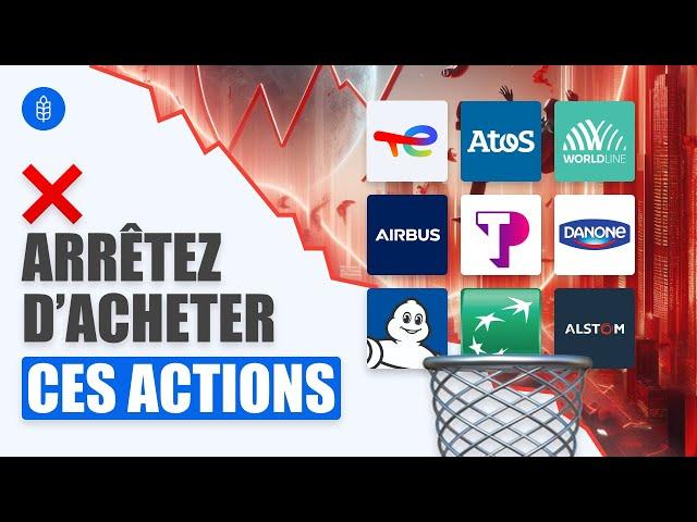 Le Piège du PEA: Ces Actions vous font Perdre de l’argent ! Total, Sanofi, Danone…