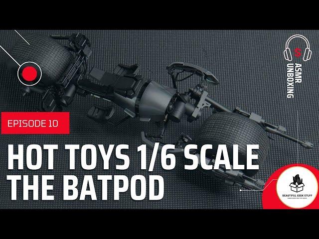 Hot Toys The Batpod 1/6 Scale - BIG| ASMR Unboxing (BGS Ep 10)