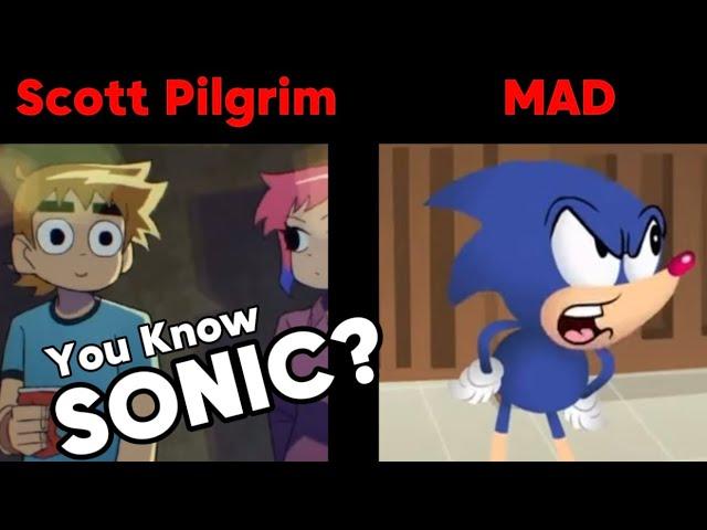 10 Sonic The Hedgehog references in Cartoons and Movies!