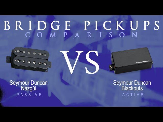 Seymour Duncan NAZGUL vs BLACKOUTS - Bridge Pickup Guitar Comparison / Demo