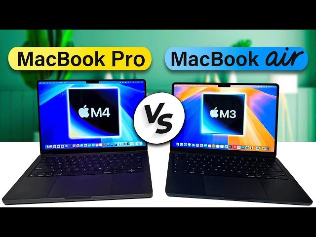 Don't Choose WRONG! MacBook Pro M4 Vs MacBook Air M3!