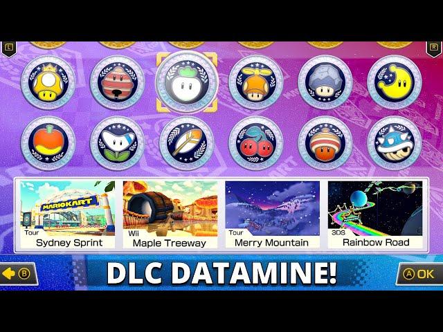 Unannounced Mario Kart 8 DLC Tracks LEAKED via DATAMINE - Mario Kart 8 Deluxe Booster Course Pass