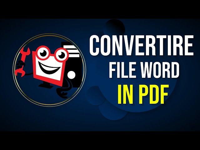 Come convertire un file Word in Pdf