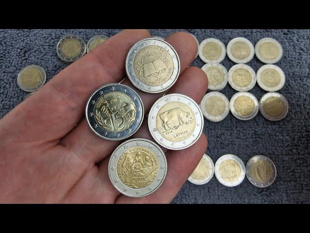 2 euro coin hunt. Rare! collectable coins.