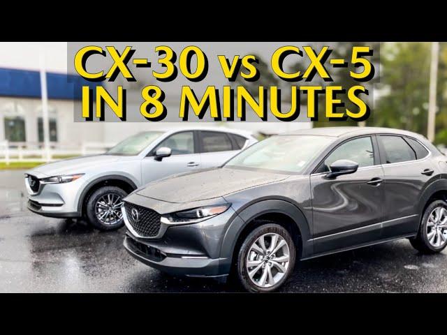 2021 Mazda CX-30 vs CX-5 Comparison in Less Than 8 Minutes