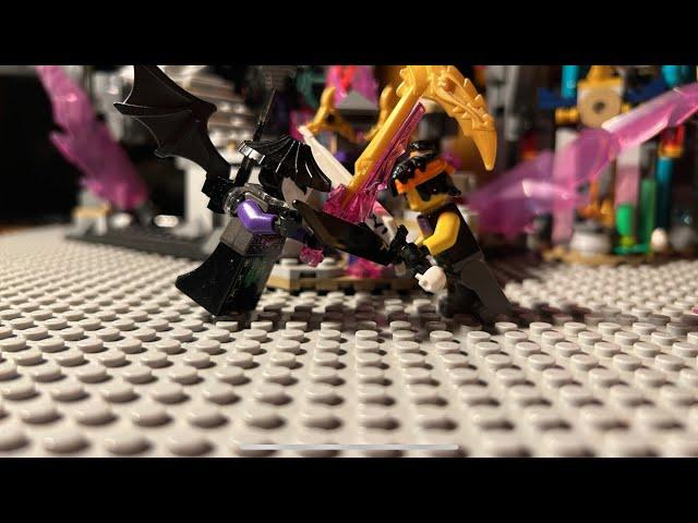 LEGO Ninjago stopmotion fight cole vs skull sorcerer ‍️