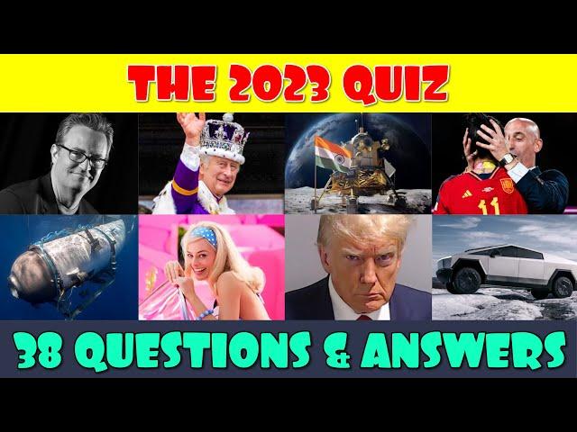 News Quiz 2023 | 2023 Mixed Trivia Pub Quiz