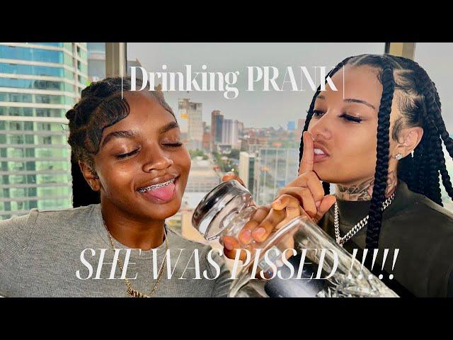 PRANKED MY GF SUMMERELLA|SAYING HER SISTER IS DRUNK|