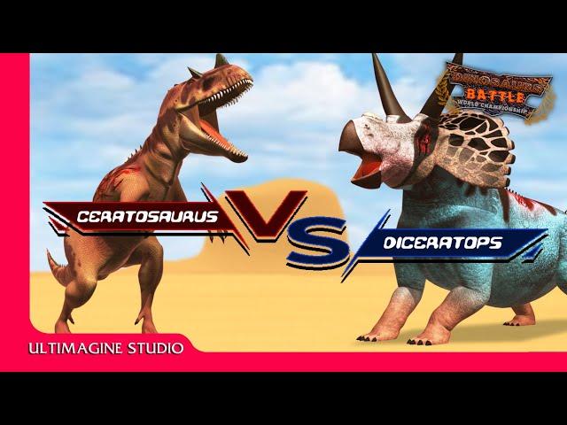 Epic Ceratosaurus vs Diceratops Showdown | Dinosaur Battle S2 GC6