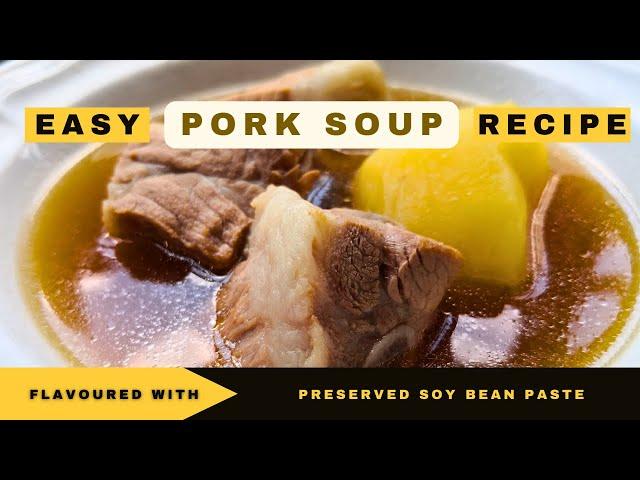 Easy Taucheo Pork Spare Ribs Soup Recipe - Simple yet Flavourful