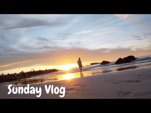 Sunday Vlog | Up Cycles Sea Point | Sunset at Clifton 3rd Beach | Making dinner + Netflix & Chill