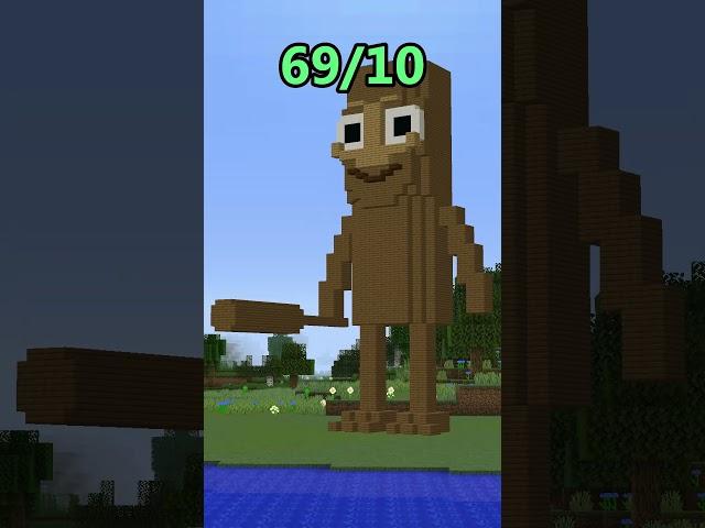 Minecraft: Complete the ITALIAN BRAIN ROT builds!  #Shorts