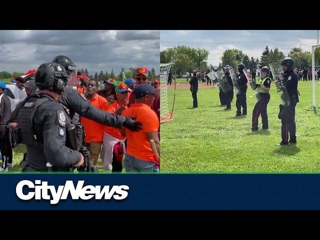 Standoff between two Eritrean groups ends in police intervention in North Edmonton