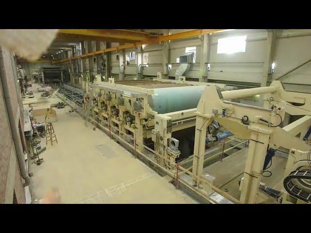 Voith Papiermaschine Umbau der Varel PM 4 (DE)