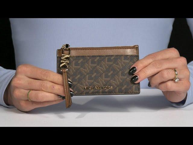 MICHAEL Michael Kors Empire Small Zip Card Case SKU: 9938744