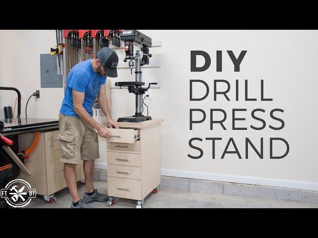 DIY Drill Press Stand with Storage | How to Build